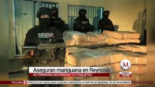 Aseguran más de 600 kilogramos de mariguana en Tamaulipas