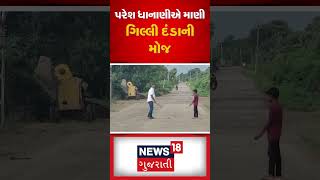 Paresh Dhanani: પરેશ ધાનાણીએ માણી ગિલ્લી દંડાની મોજ | Viral Video | News18 | N18V #shorts