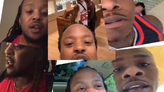 Rapper exposed da baby on lying about hood credentials & giving him a one on one fade full video
