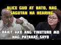 OBVIOUS NA GUILTY- B4TO DELA  ROSA, TUMULONG NA  MAKA TAKAS SI ALICE GUO