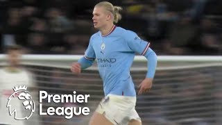 Erling Haaland heads home Manchester City equalizer v. Tottenham | Premier League | NBC Sports