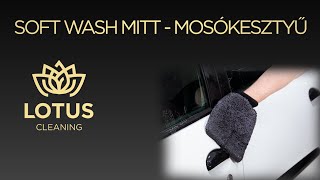 Lotus Cleaning - Soft Wash Mitt - Mosókesztyű