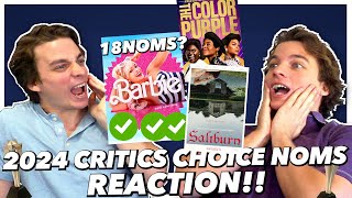 2024 Critics Choice Nominations REACTION!! (Barbie breaks record)