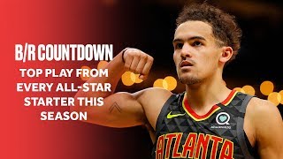 The Best Play From Every NBA All-Star Starter This Season | B/R Countdown