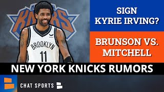 Knicks Rumors: Sign Kyrie Irving? Donovan Mitchell Trade OR Sign Jalen Brunson? Spike Lee Nets Fan?