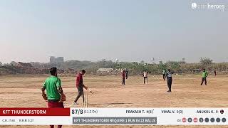 KFT Royals vs KFT THUNDERSTORM Live Cricket Match | KPL - KFT Premier League - 2024 Live - Manauli S