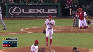 LAD@LAA: Heaney strikes out Utley in the 3rd