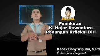 Pelatihan Guru Penggerak Pemikiran Ki Hajar Dewantara Koneksi Antar