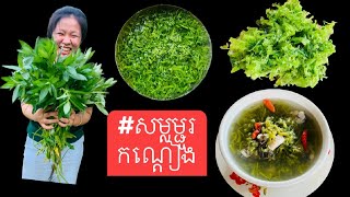 សម្លម្ជូរកណ្តៀង - KonDeang Soup - Yummy Cooking Vlogs