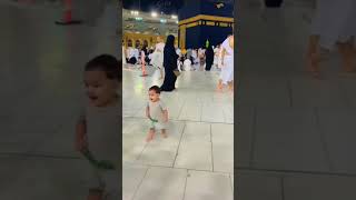 cute baby on mecca Shareef 💓💓 l khana kaba l beautiful naat