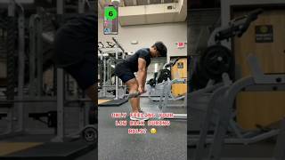 Feeling Your LOW BACK During RDLs?🤔