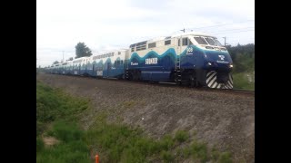 Sounder, Amtrak, and BNSF in Sumner.