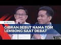 Momen Gibran Bolak balik Sebut Nama Tom Lembong di Debat Cawapres