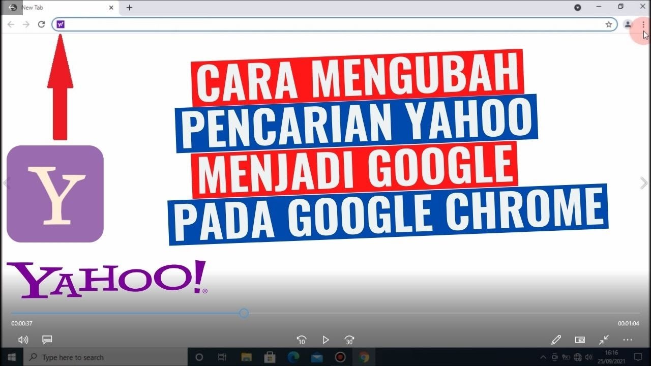 Cara Mengubah Mesin Pencarian Yahoo Menjadi Google Ll GOOGLE CHROME Ll ...