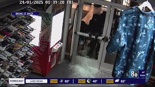 Las Vegas high-end retail shop hit by group of brazen burglars 