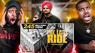 FIRST TIME REACTING TO...THE LAST RIDE - Offical Video | Sidhu Moose Wala | Wazir Patar