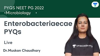 PYQS NEET PG22: Enterobacteriaecae PYQs | Microbiology | Let's Crack NEET PG | Dr.Muskan