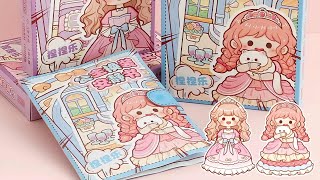 Quiet Book Tirado Princess Dress Up DIY 3-D Book Nie Nie Le Immersive and ASMR