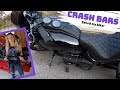 WILL CRASH BARS SAVE YOUR MOTORCYCLE? Install & Test with Bung King Crash Bars on a Harley!