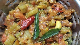 பீரக்கங்காயை ஒரு முறை இப்படி டிரை பண்ணுங்க/Ridge gourd recipe/பீர்க்கங்காய் தொக்கு