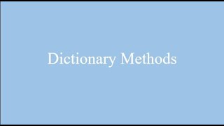 "Python Dictionary Methods: A Step-by-Step Tutorial" | # 31 | @CodiesBuddies