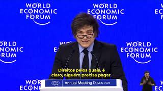 Milei em Davos: veja o discurso na íntegra [legendado]