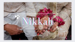 My Cousin's Nikkah Ceremony | White Theme | Nikkah Highlights #nikkah
