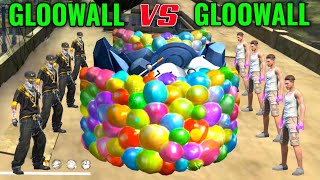 Gloowall vs Gloowall Skin Fight ⚡ New Top Up Gloowall Challenge 😎 Noob vs Pro 😈 Free Fire 🔥 Y GAMING