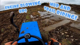 TESTING THE MODDED MOWER IN MUD!