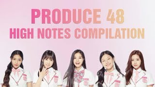 [PRODUCE 48] HIGH NOTES | AUDITION+POSITION EVALUATION COMPILATION