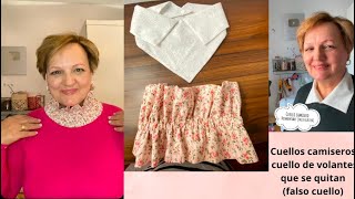 How to make shirt collars and ruffles