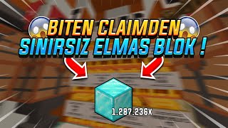 SURVİVAL AMETİSTTEKİ TÜM ELMASLAR BU CLAİMDE!? - CraftRise Survival Ametist