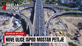 Beograd na vodi Nove ulice u izgradnji ispod Mostar petlje Raščišćavanje zemljišta za nove projekte