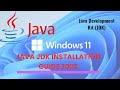 How to Install Java on Windows 11 Updated JDK Installation | Setting Environment Variables