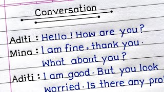 Conversation In English | Conversation Between Two Friends In English | Conversation |