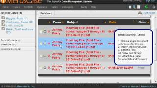 MerusCase Tutorial: Batch Scanning Part 2