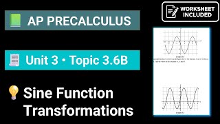 AP Precalculus Unit 3 Topic 3.6B Sinusoidal Function Transformations