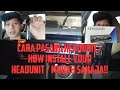 How To Install Singel Din Headunit | Cara Pasang Single Din Audio Player | Mudah & Betul (Tutorial)