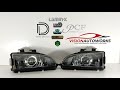 Honda Civic 92-95 EG Morimoto Mini H1 7.0 bixenon custom retrofit headlights package