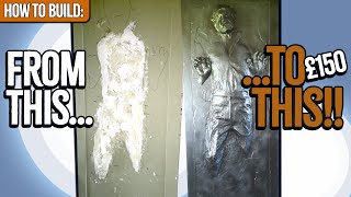 Insane DIY replica vs Real Han Solo in Carbonite prop