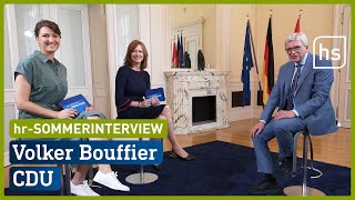 hr-Sommerinterview: Ministerpräsident Volker Bouffier (CDU) | hessenschau