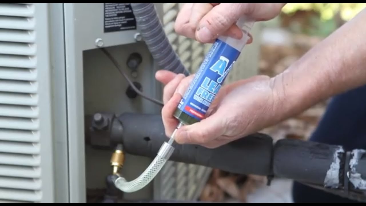 HVACR Repair Is Easy With A/C Leak Freeze - YouTube