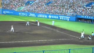 2012年7月21日マツダオールスターゲーム第2戦 3回裏 バレンティン＆村田