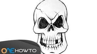 How to Draw a Skull for Halloween