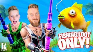 Fishing Loot *ONLY Challenge in FORTNITE! K-CITY GAMING