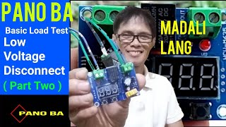 HCW - M635  LOW VOLTAGE DISCONNECT TAGALOG [ LOAD AND TEST ]