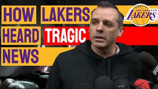 SAD Frank Vogel speaks  |  How Lakers learned Kobe had died