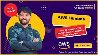 AWS Tutorial 182 - AWS Lambda - How to Trigger AWS Lambda From AWS Application Load Balancer