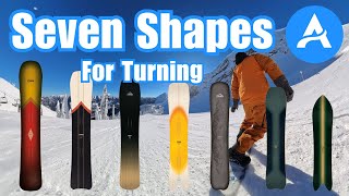 Seven Boards With Edge Grip, A Ride On My Quiver / Stranda Snowboards For Turning