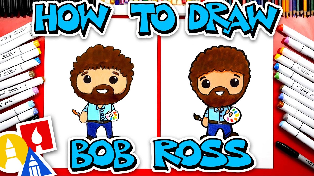 How To Draw Cartoon Bob Ross Youtube How To Draw Cartoon Bob Ross Youtube